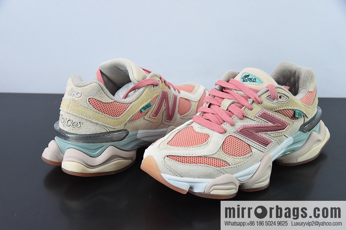 M. Joe Freshgoods x New Balance NB9060 joint salmon powder Unisex sneakers of the same style item number: U9060JF1
