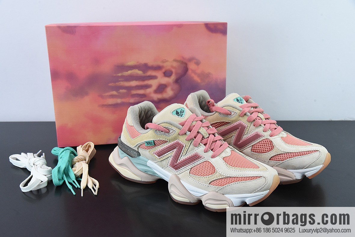 M. Joe Freshgoods x New Balance NB9060 joint salmon powder Unisex sneakers of the same style item number: U9060JF1
