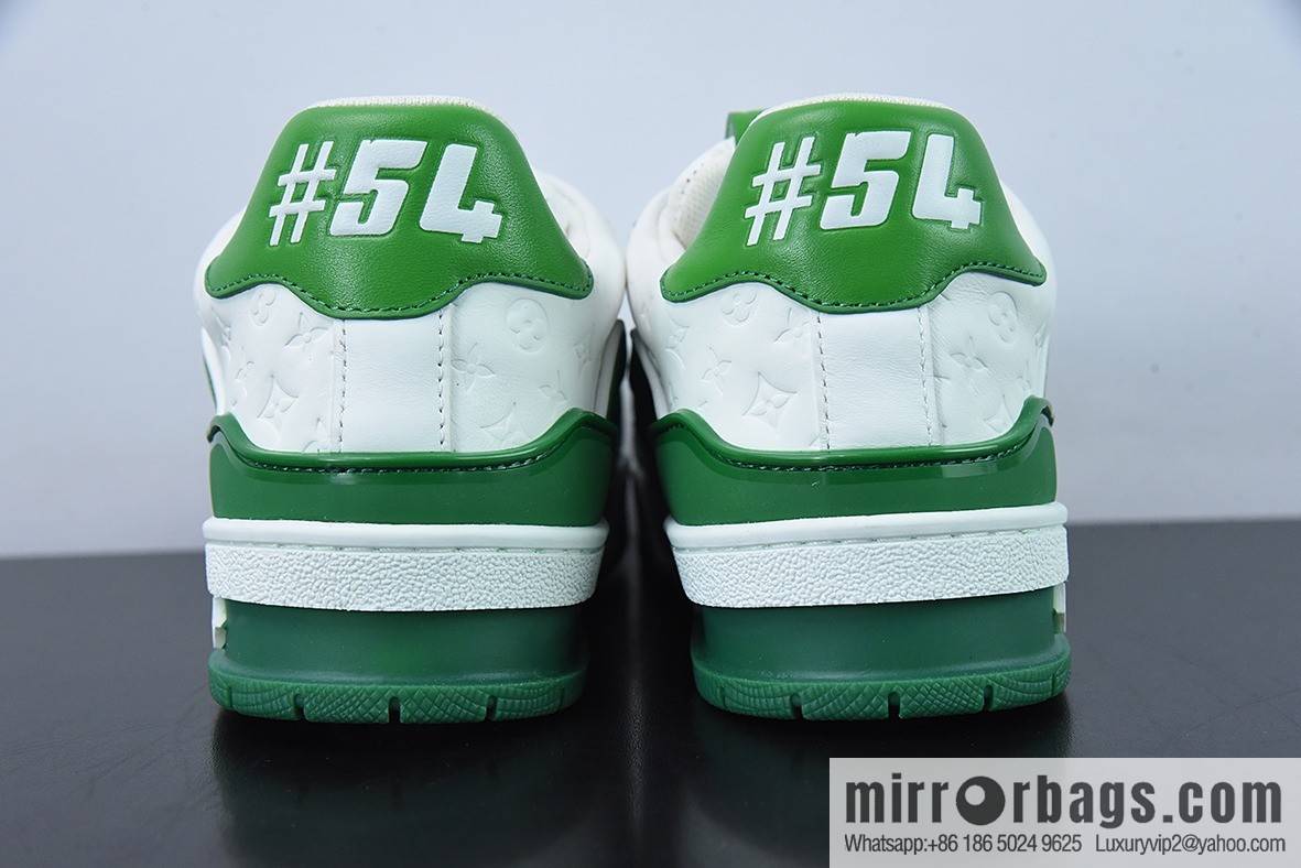 LV/Louis Vuitton 2021s LV Trainer limited joint name, the latest color scheme in autumn men's sneakers