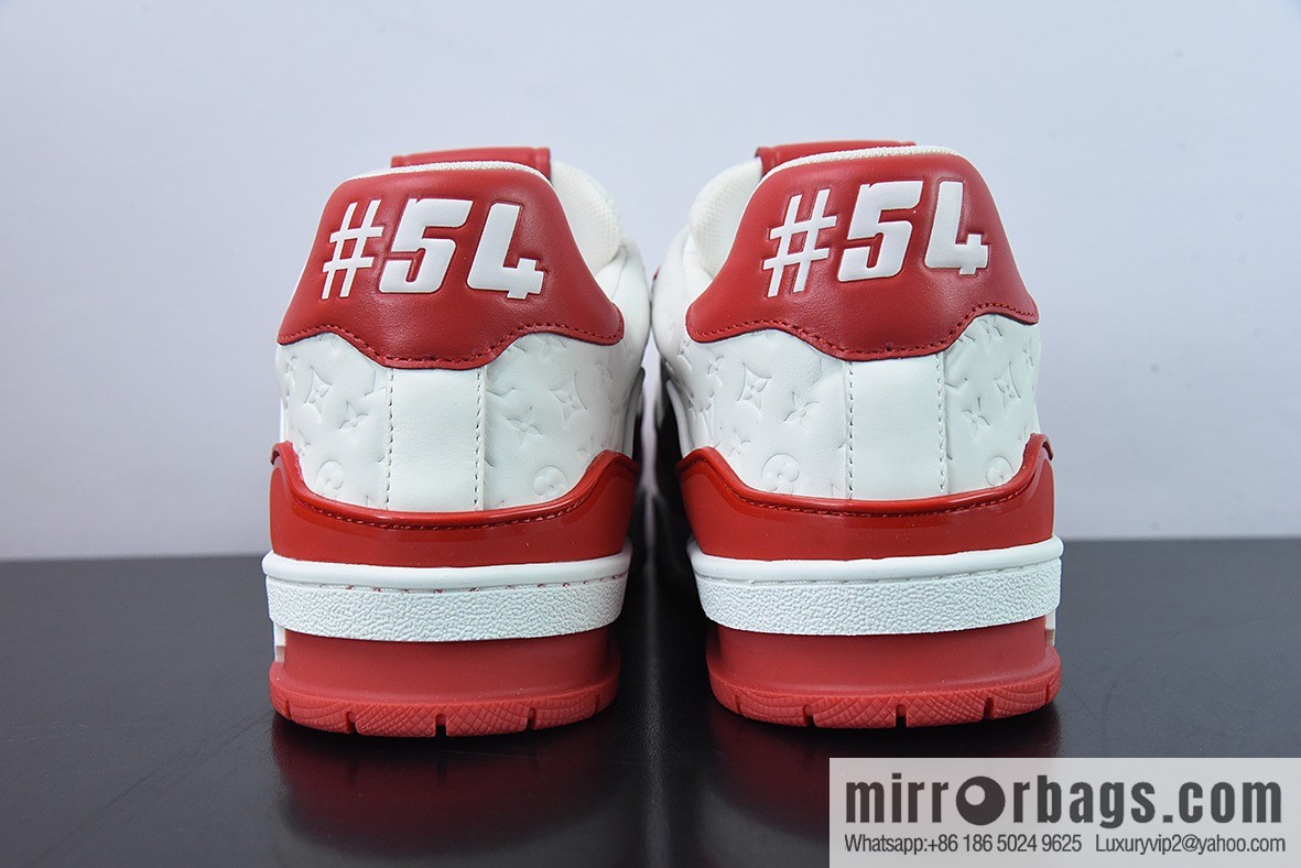 LV/Louis Vuitton 2021s LV Trainer limited joint name, the latest color scheme in autumn men's sneakers