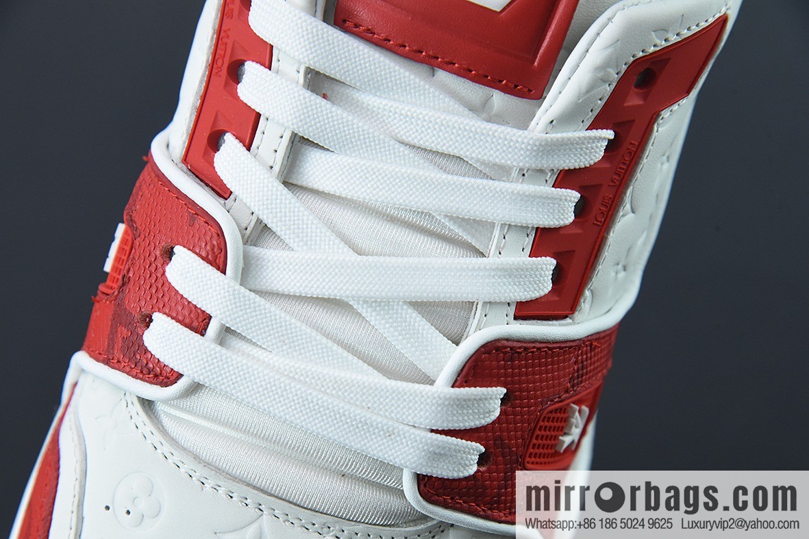 LV/Louis Vuitton 2021s LV Trainer limited joint name, the latest color scheme in autumn men's sneakers