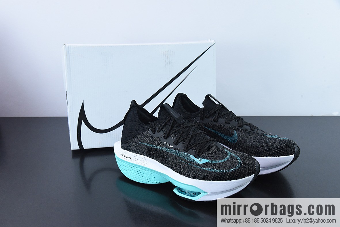 Nike Air Zoom Alphafly NEXT% 2 Proto Marathon 3.0 High Performance Running Shoes/Black Lake Blue Item Number: DV9422 500
