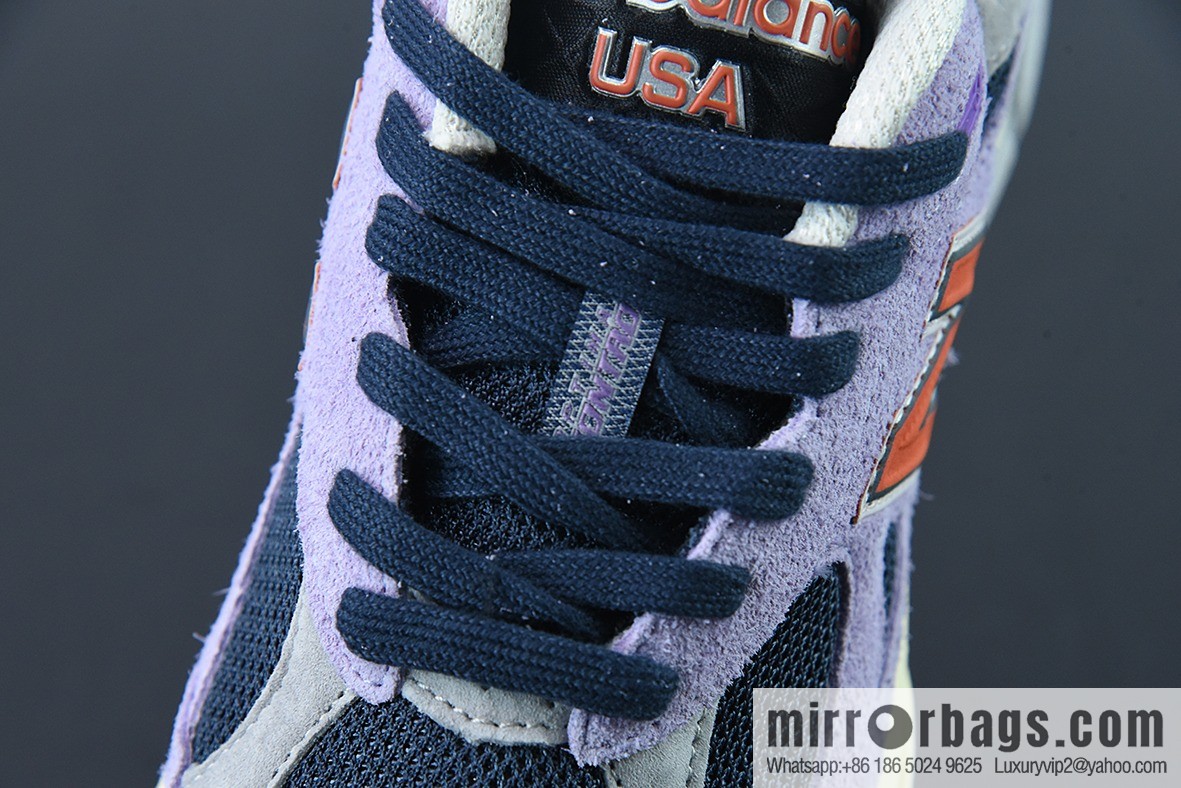 New Balance NB990 series, high-end American Vintage casual running shoes light purple M990TD3