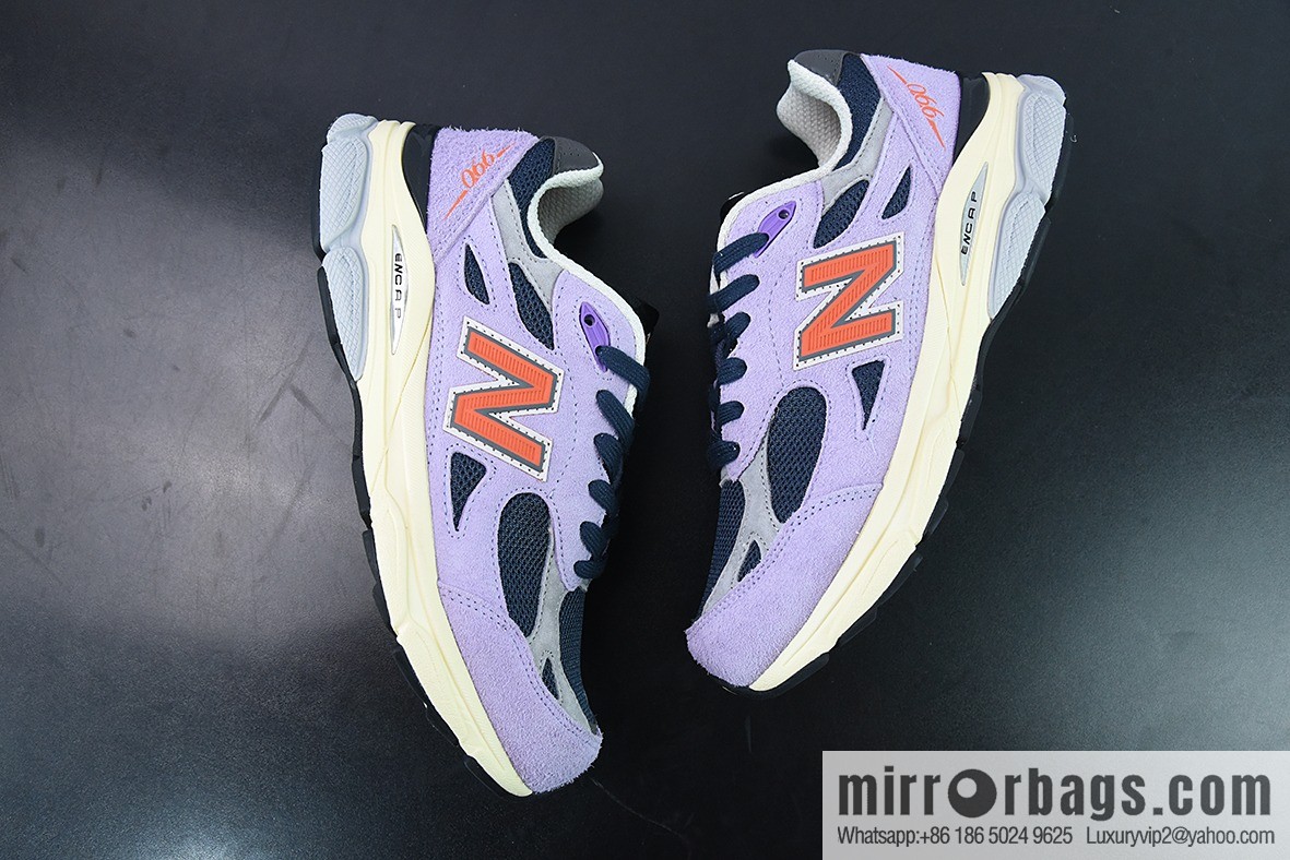New Balance NB990 series, high-end American Vintage casual running shoes light purple M990TD3