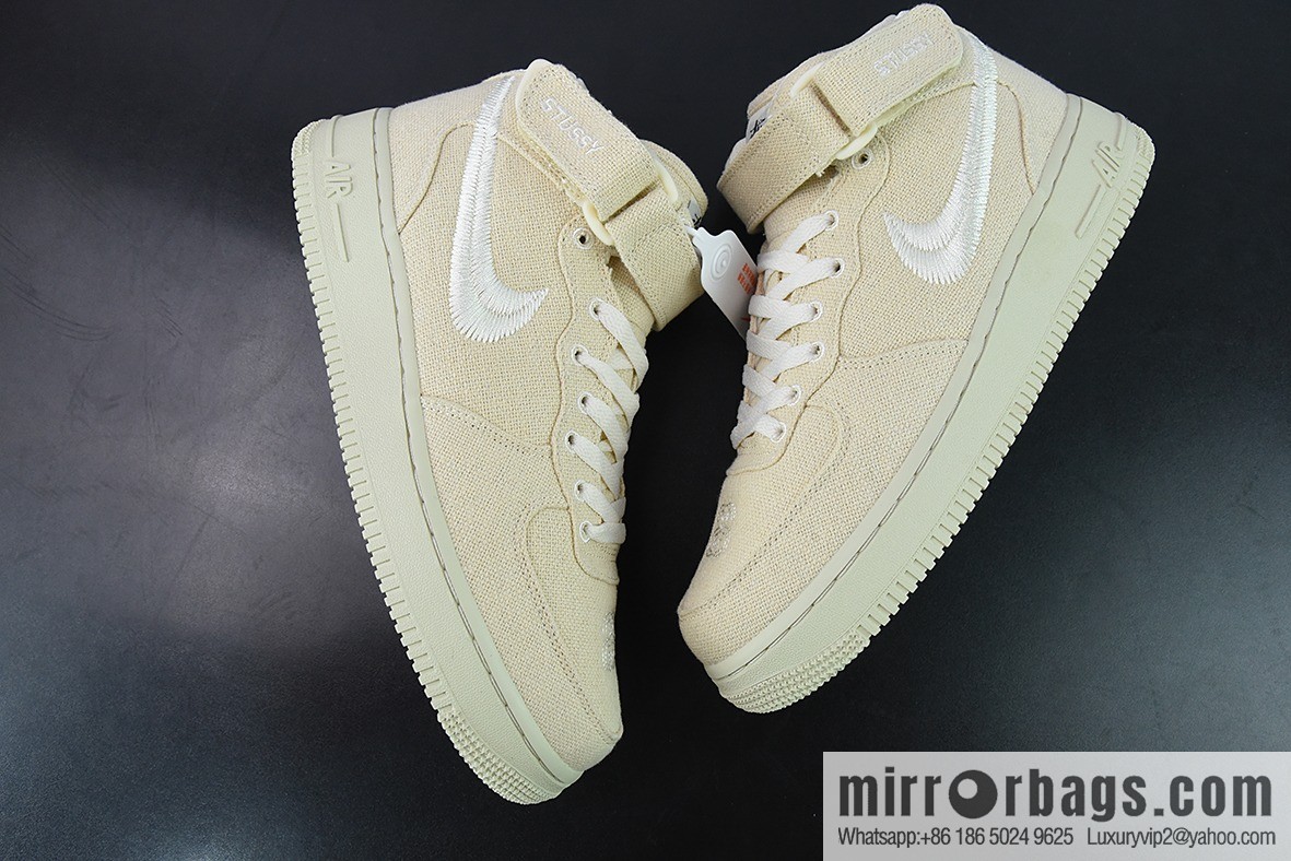 Nike Air Force 1 MID STUSSY joint Unisex High-Top item number: DJ7841 200