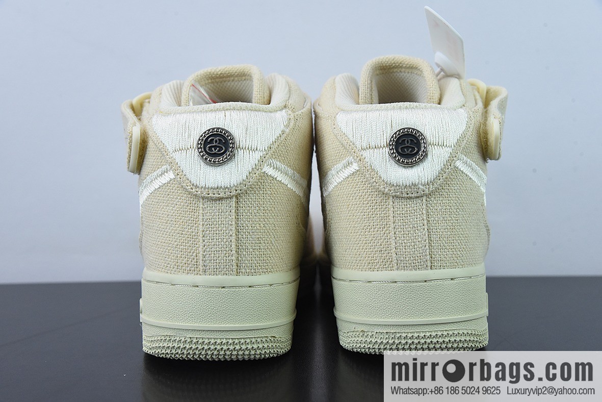 Nike Air Force 1 MID STUSSY joint Unisex High-Top item number: DJ7841 200