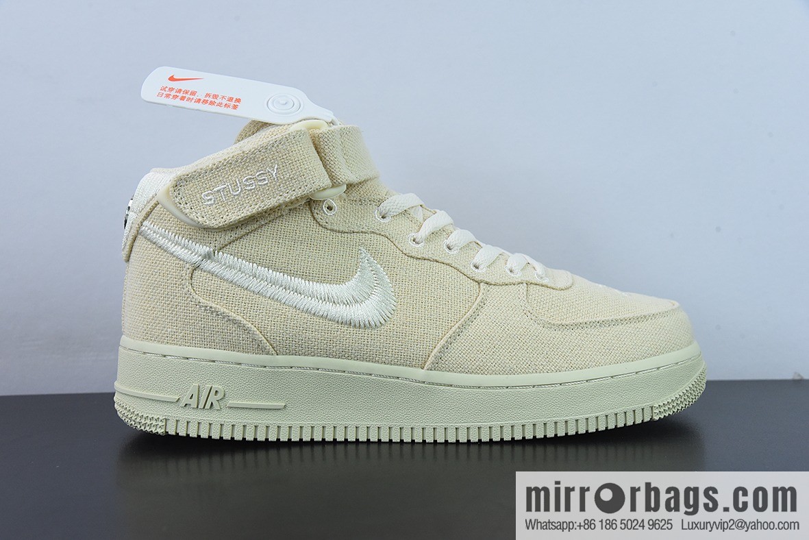 Nike Air Force 1 MID STUSSY joint Unisex High-Top item number: DJ7841 200