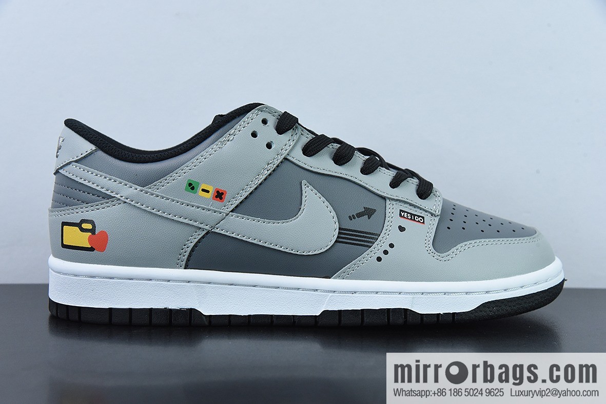 NK Dunk SB Low custom color scheme Video game pixel By You exclusive custom personalized shoes, item number: DD8066-168