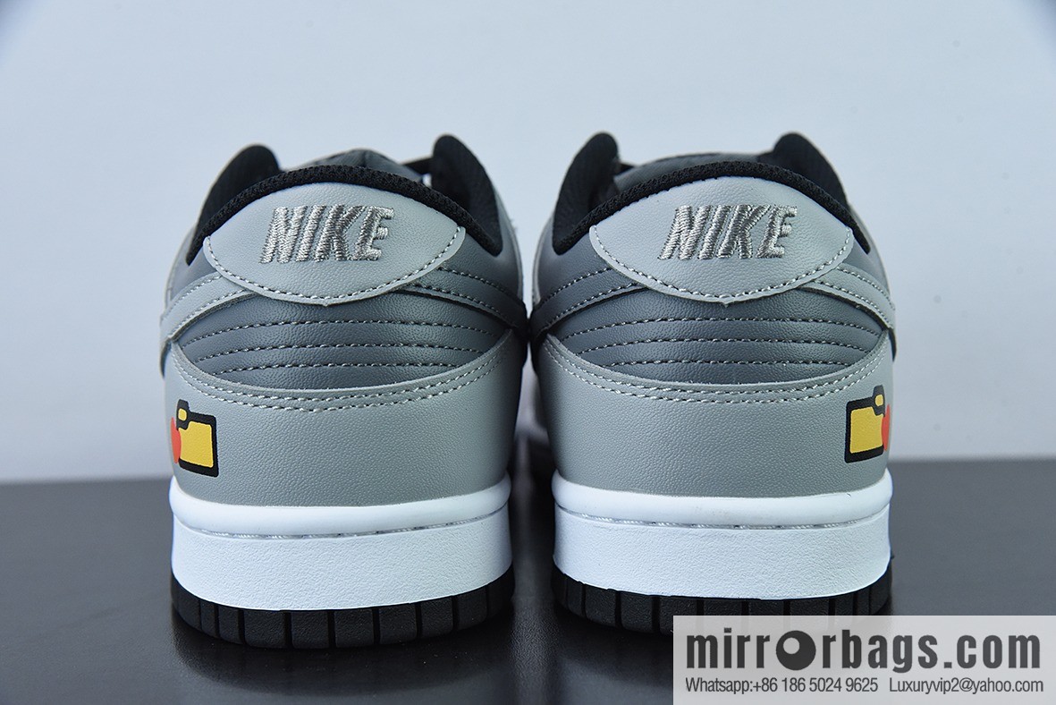 NK Dunk SB Low custom color scheme Video game pixel By You exclusive custom personalized shoes, item number: DD8066-168