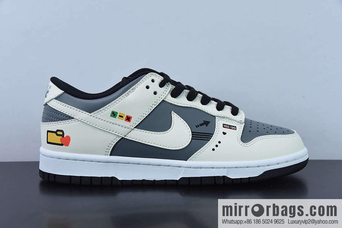 NK Dunk SB Low custom color scheme Video game pixel By You exclusive custom personalized shoes, item number: DD8012-006