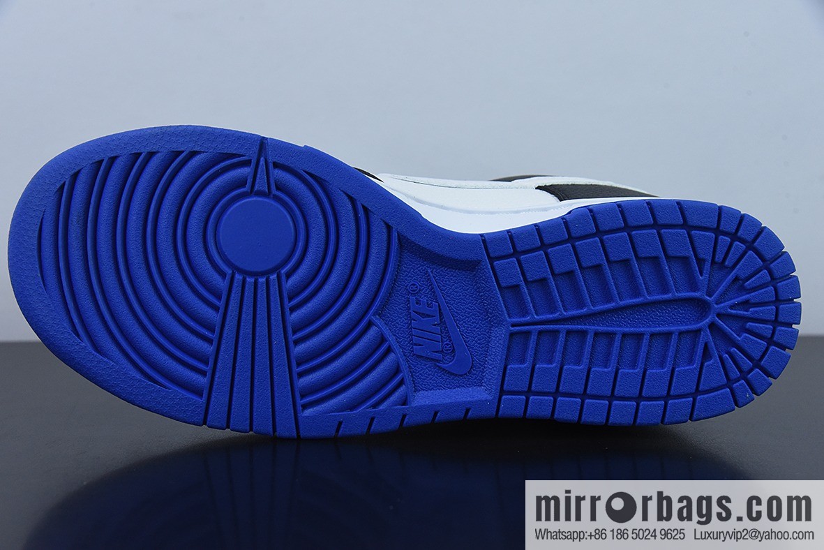 Nk Dunk Low black and white blue SB buckle broken backboard fashion casual board shoes, item number: FD9064-110