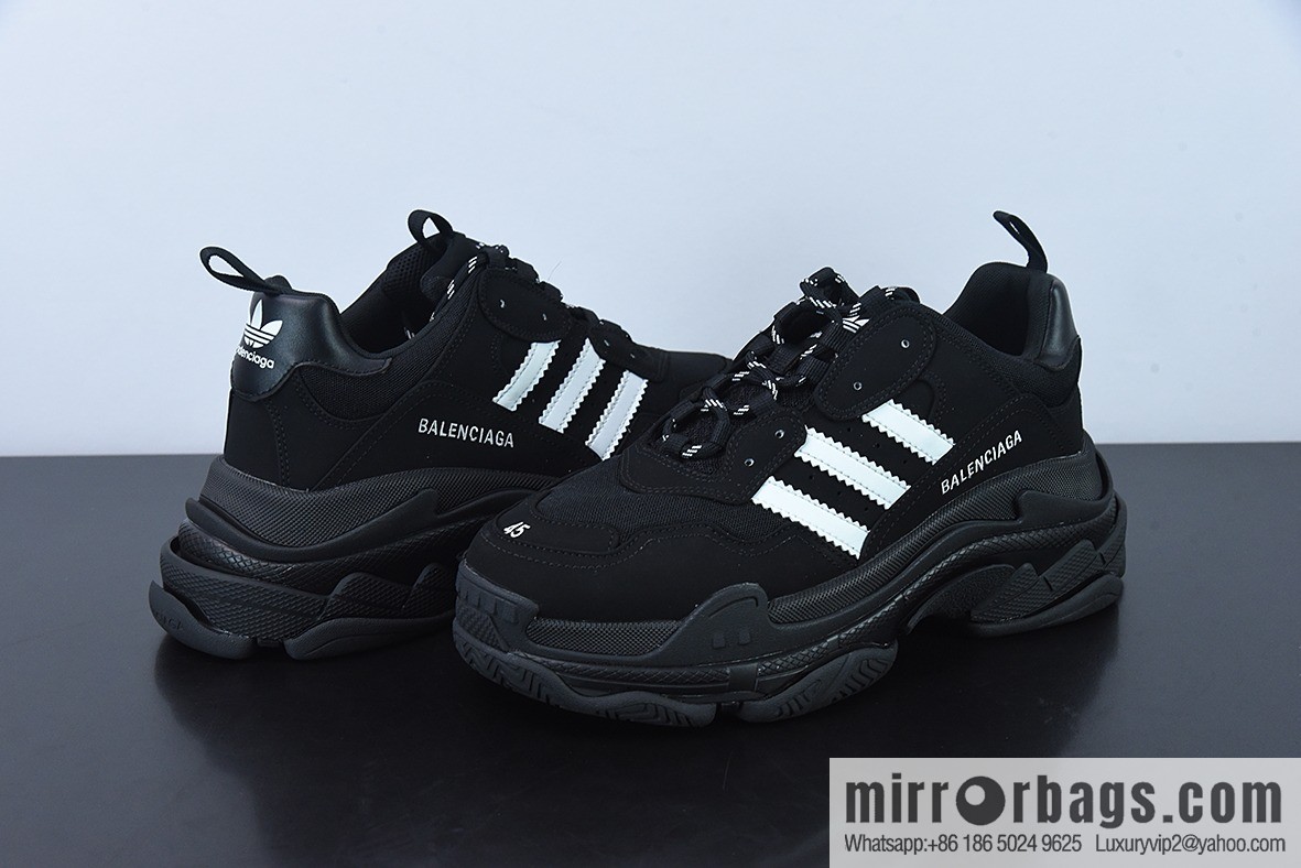 Balenciaga x Adidas Clover Triple S Daddy Shoes, Balenciaga sneakers