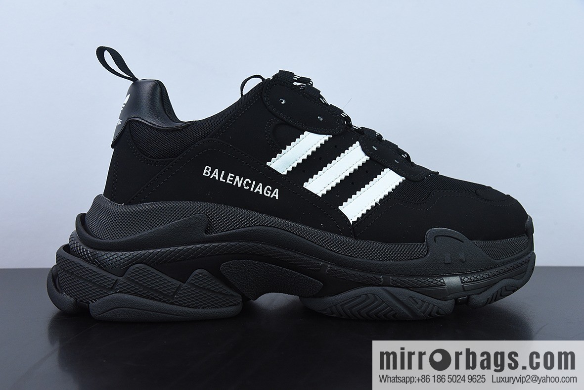 Balenciaga x Adidas Clover Triple S Daddy Shoes, Balenciaga sneakers