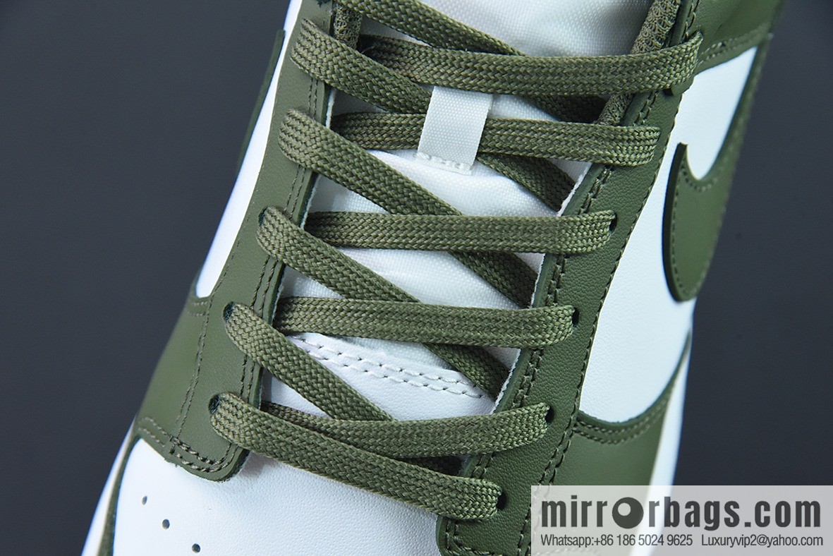 Nike Dunk Low Medium Olive white olive green casual shoes item number: DD1503-120