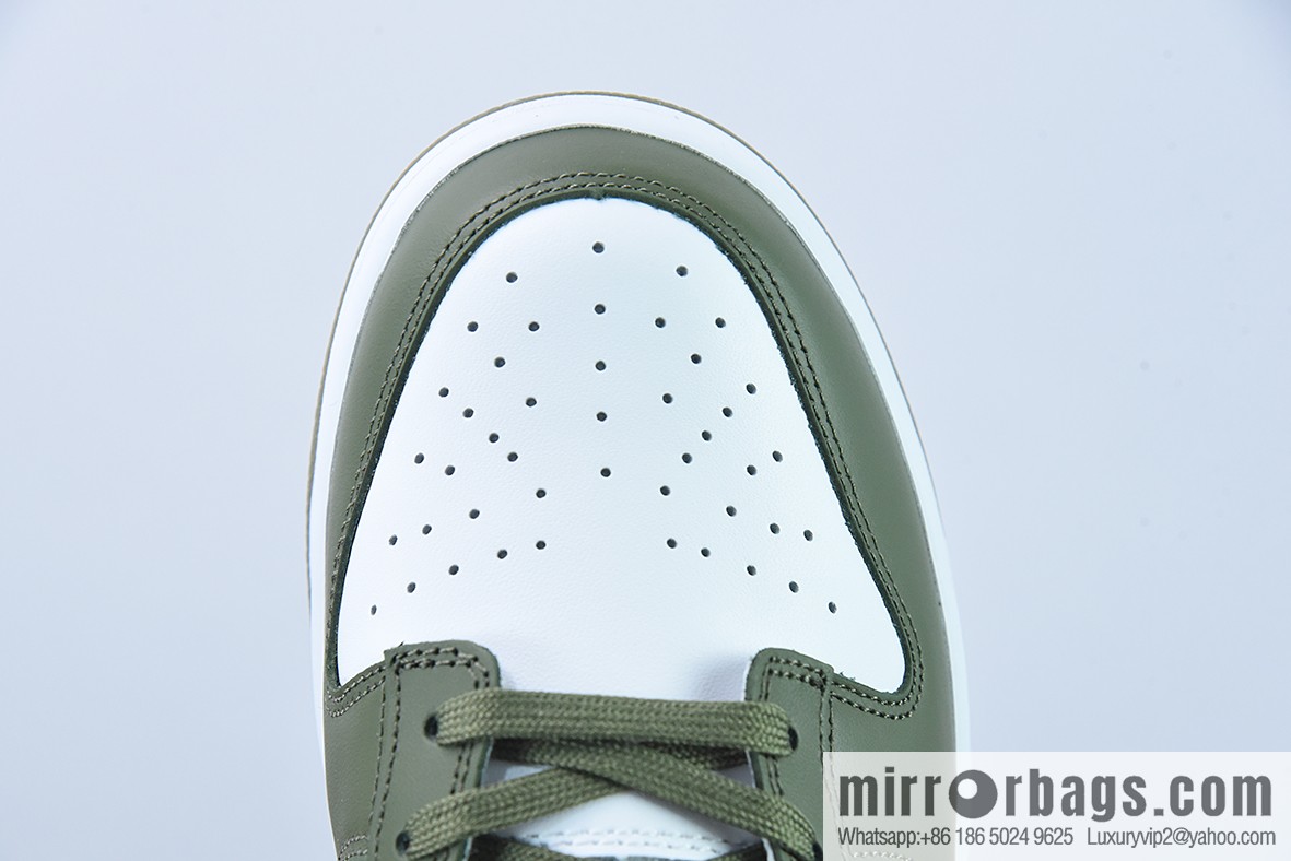 Nike Dunk Low Medium Olive white olive green casual shoes item number: DD1503-120
