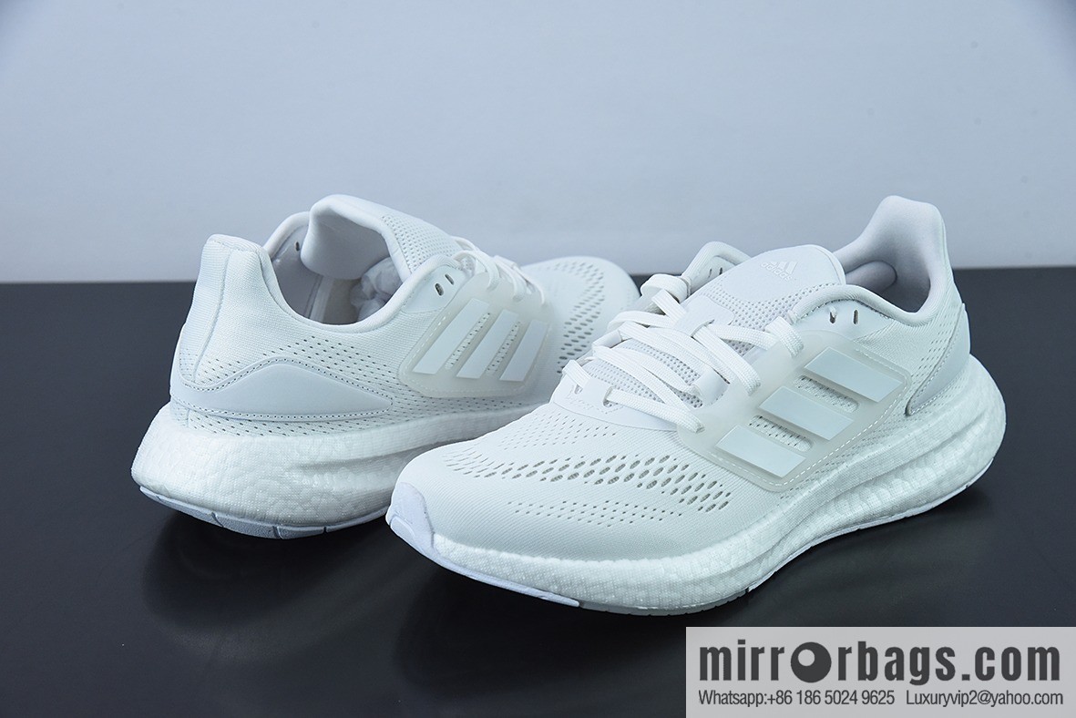 AD PureBoost PB22 popcorn cushioning running shoes, good goods: GY4705