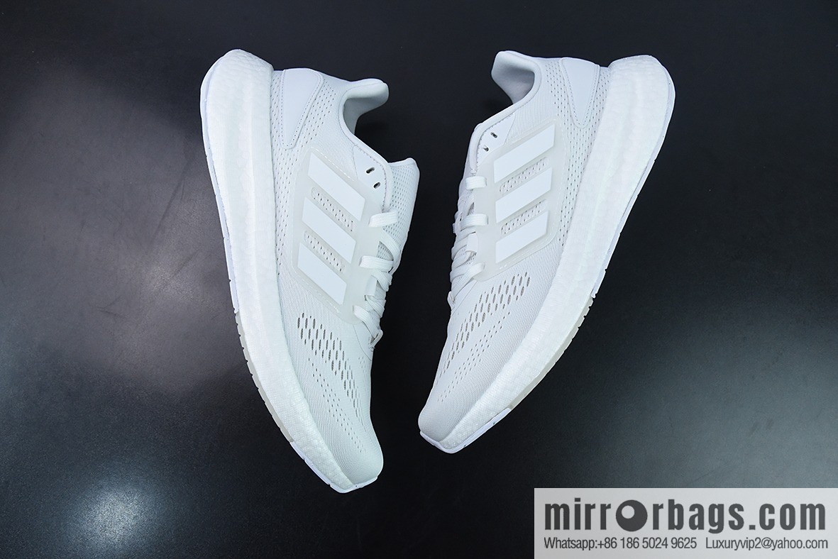 AD PureBoost PB22 popcorn cushioning running shoes, good goods: GY4705