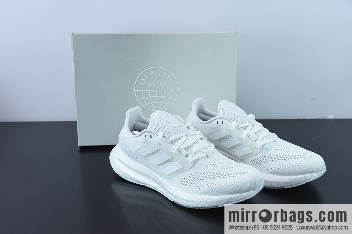 AD PureBoost PB22 popcorn cushioning running shoes, good goods: GY4705