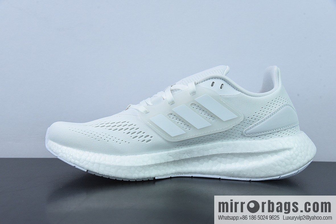 AD PureBoost PB22 popcorn cushioning running shoes, good goods: GY4705