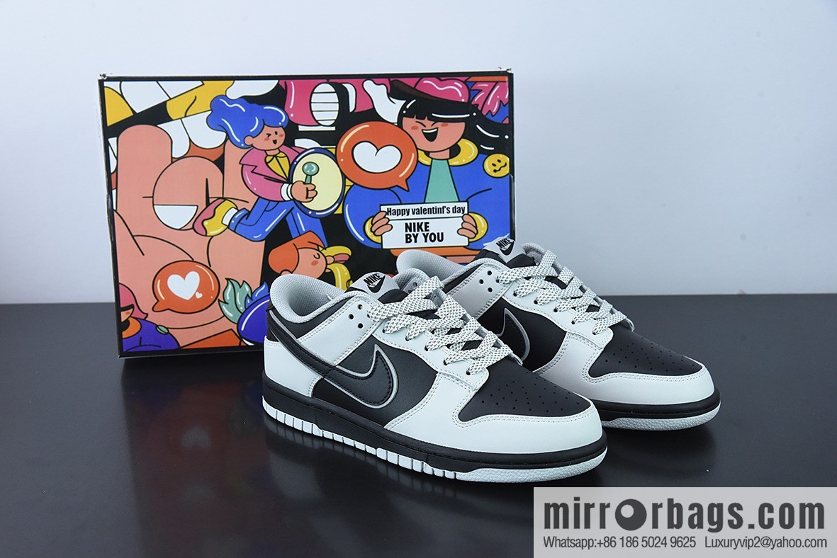 Nk SB Dunk Low gray cat reflective SB low-top casual board shoes, item number: DD9606-363