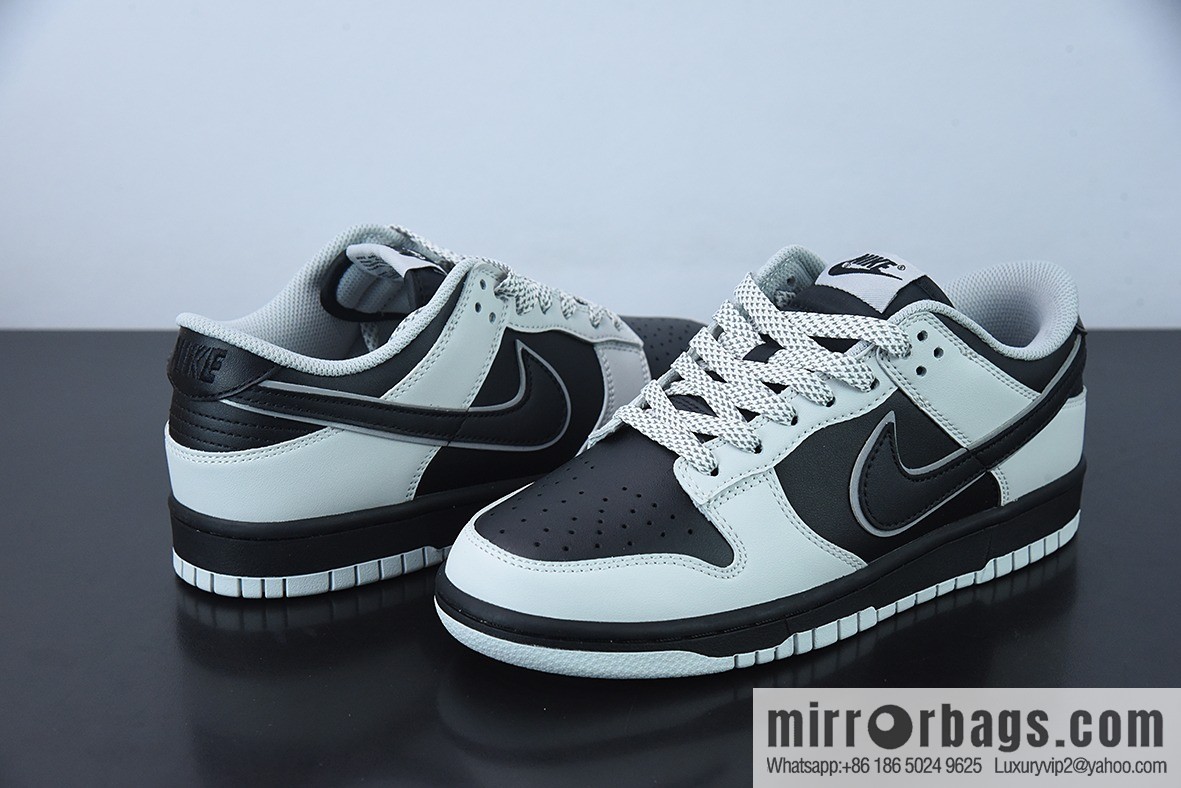Nk SB Dunk Low gray cat reflective SB low-top casual board shoes, item number: DD9606-363
