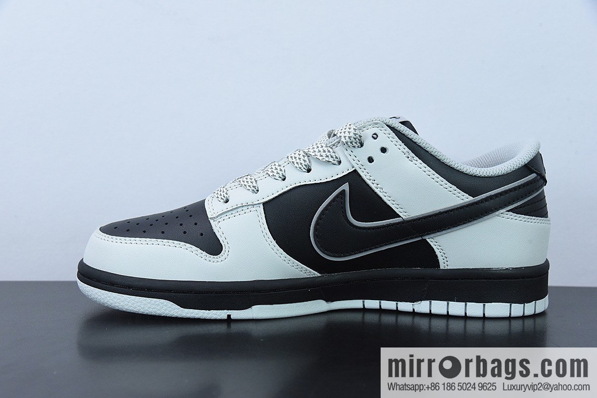 Nk SB Dunk Low gray cat reflective SB low-top casual board shoes, item number: DD9606-363