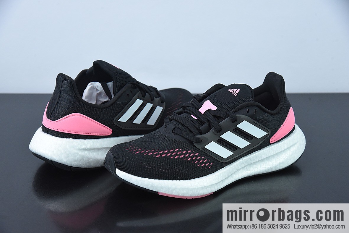 AD Pureb Boost hd Wnte U MEN new color scheme UB8.0 black and white pink women sneakers Part Number: HQ1458