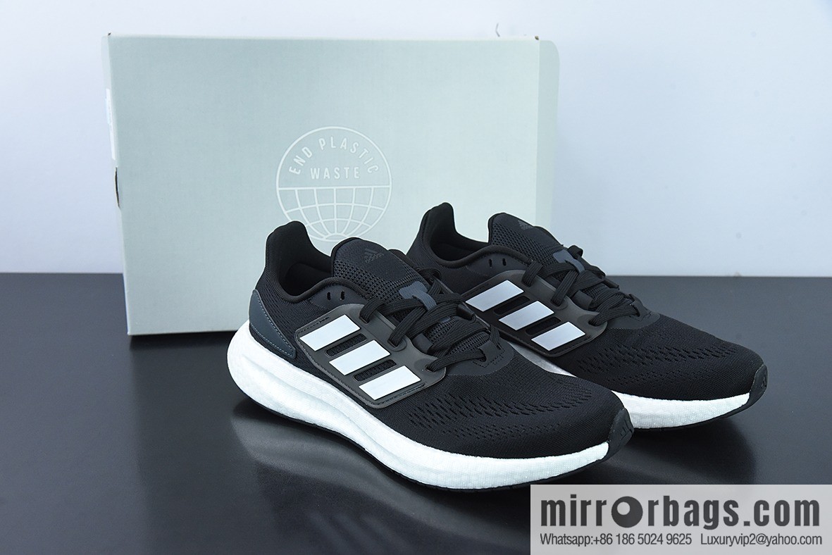 AD Pureb Boost hd Wnte U MEN new color scheme UB8.0 black and white Unisex sneakers of the same style item number: GZ5174