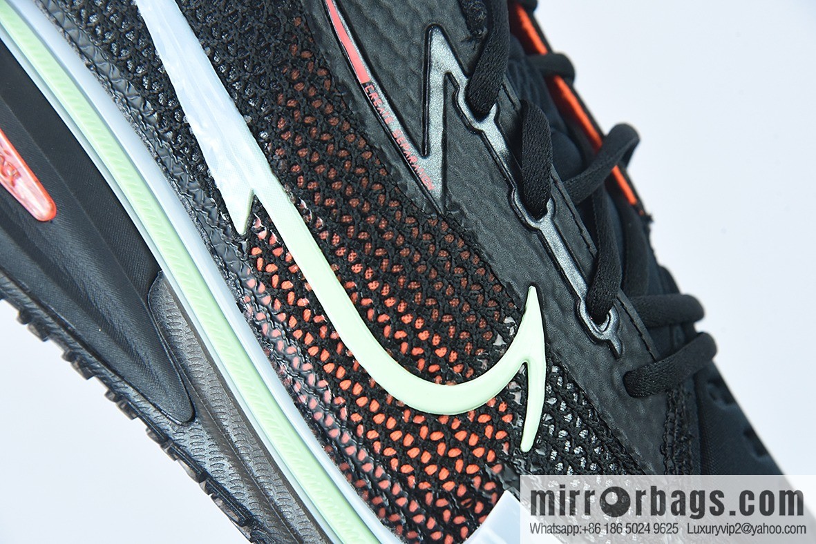 Nike Air Zoom G.T. Cut EP shock absorption non-slip low-top actual basketball shoes, black and red, official item number: CZ0176-001
