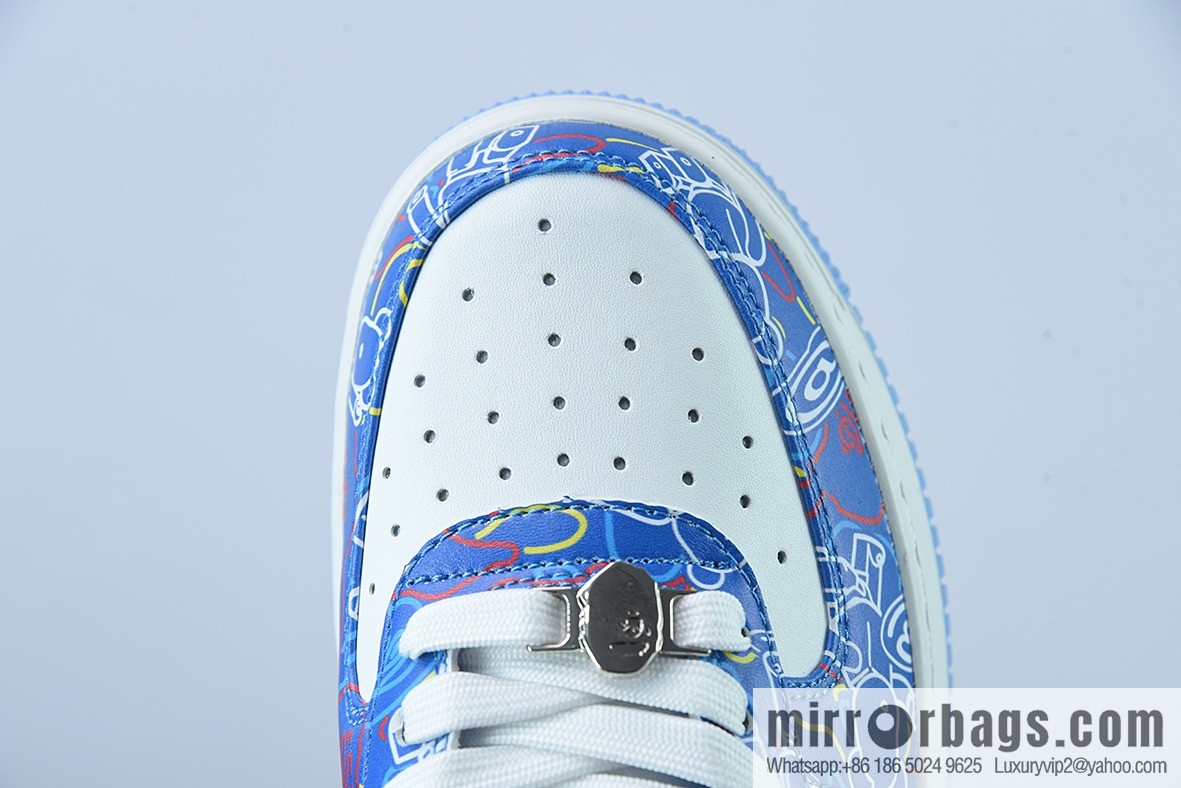 Bape x Air Force 1 '07 Low Dazzling Blue Violent Bear Unisex Same Casual sneakers Official item number 1H73191913