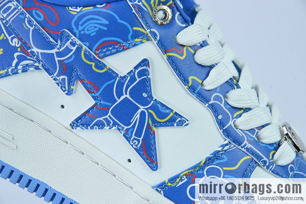 Bape x Air Force 1 '07 Low Dazzling Blue Violent Bear Unisex Same Casual sneakers Official item number 1H73191913