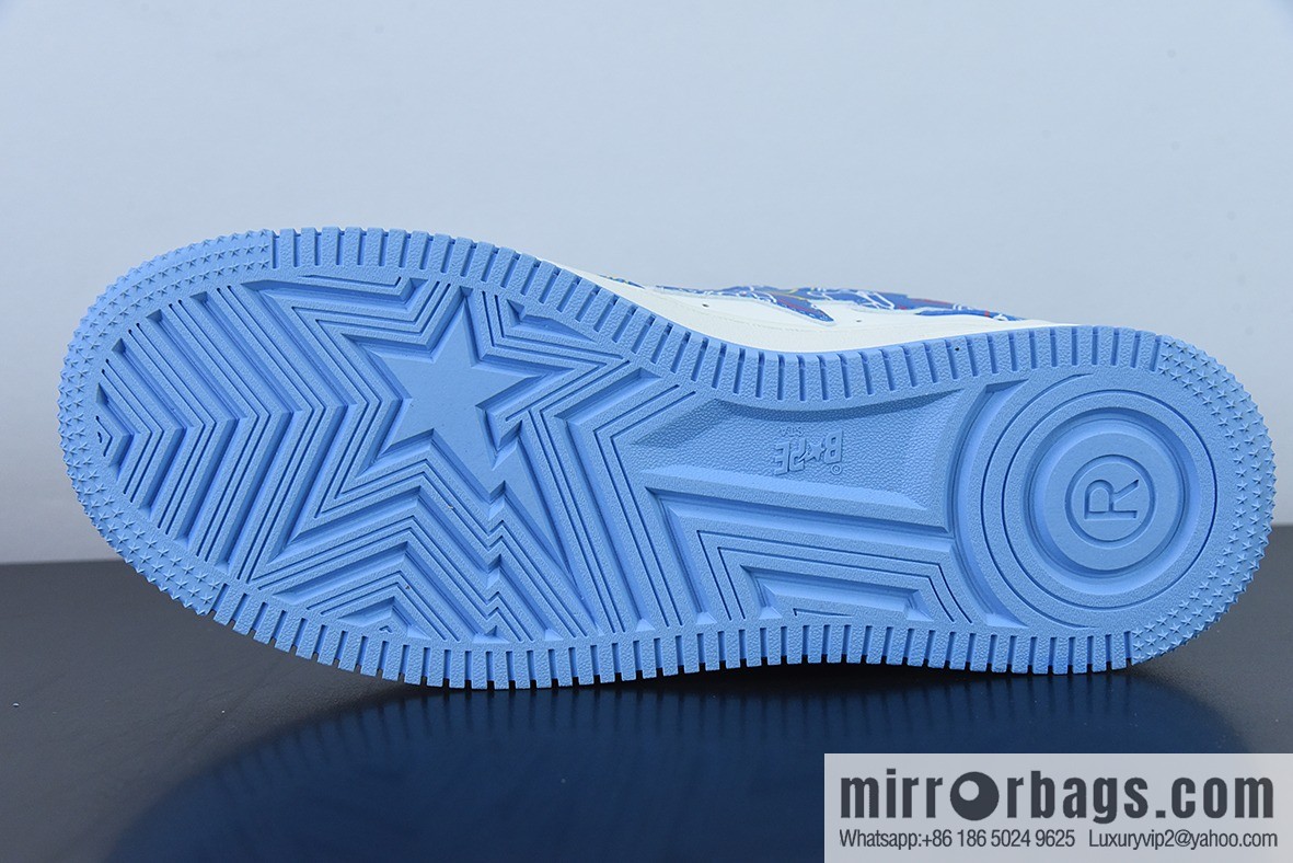 Bape x Air Force 1 '07 Low Dazzling Blue Violent Bear Unisex Same Casual sneakers Official item number 1H73191913
