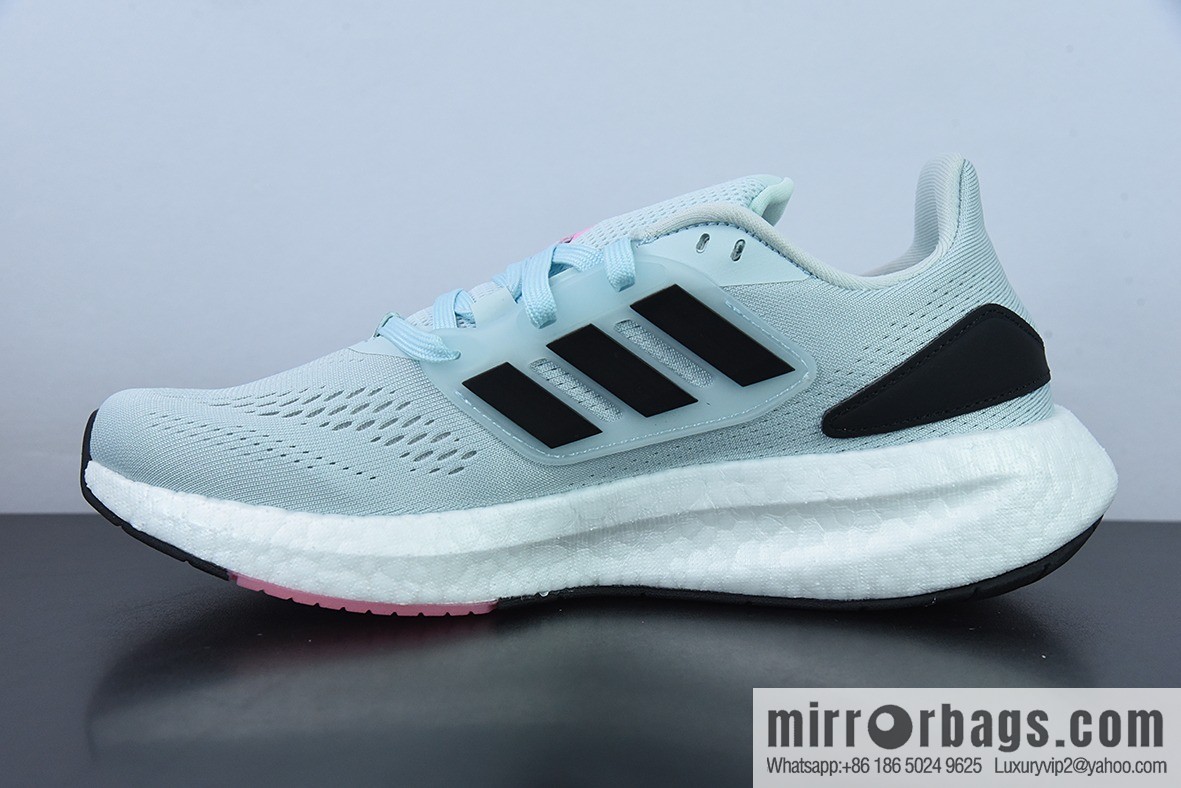 AD PureBOOST 22 popcorn cushioning midsole running shoes, item number: HQ1459