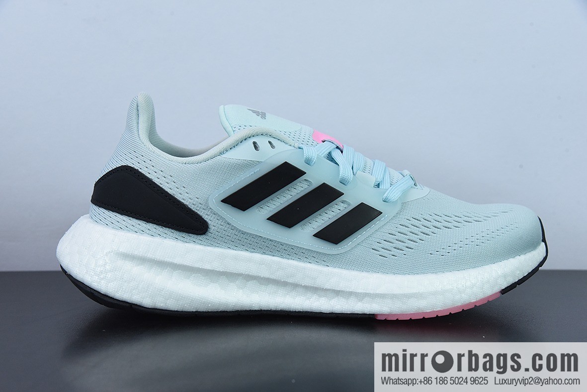 AD PureBOOST 22 popcorn cushioning midsole running shoes, item number: HQ1459