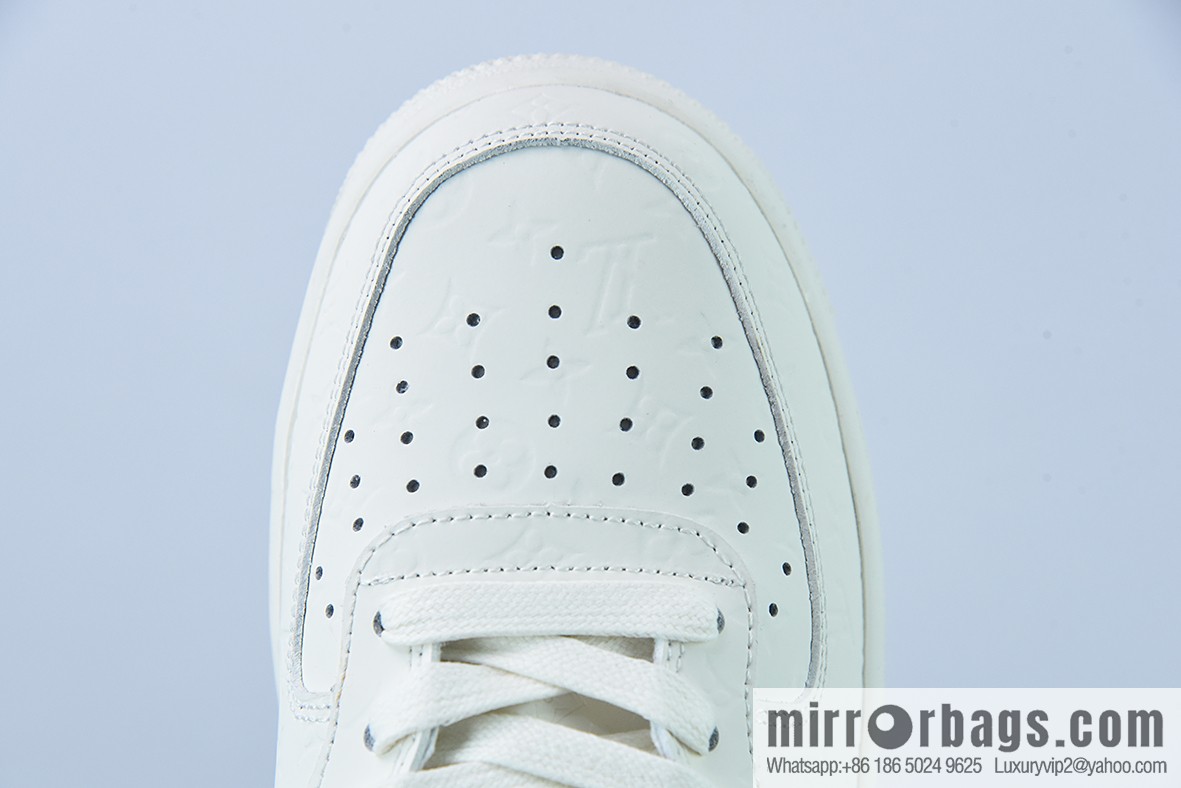 NK Air Force 1 Air Force One × LV monogram joint name, high-top board shoes, item number: 1A9V8Z