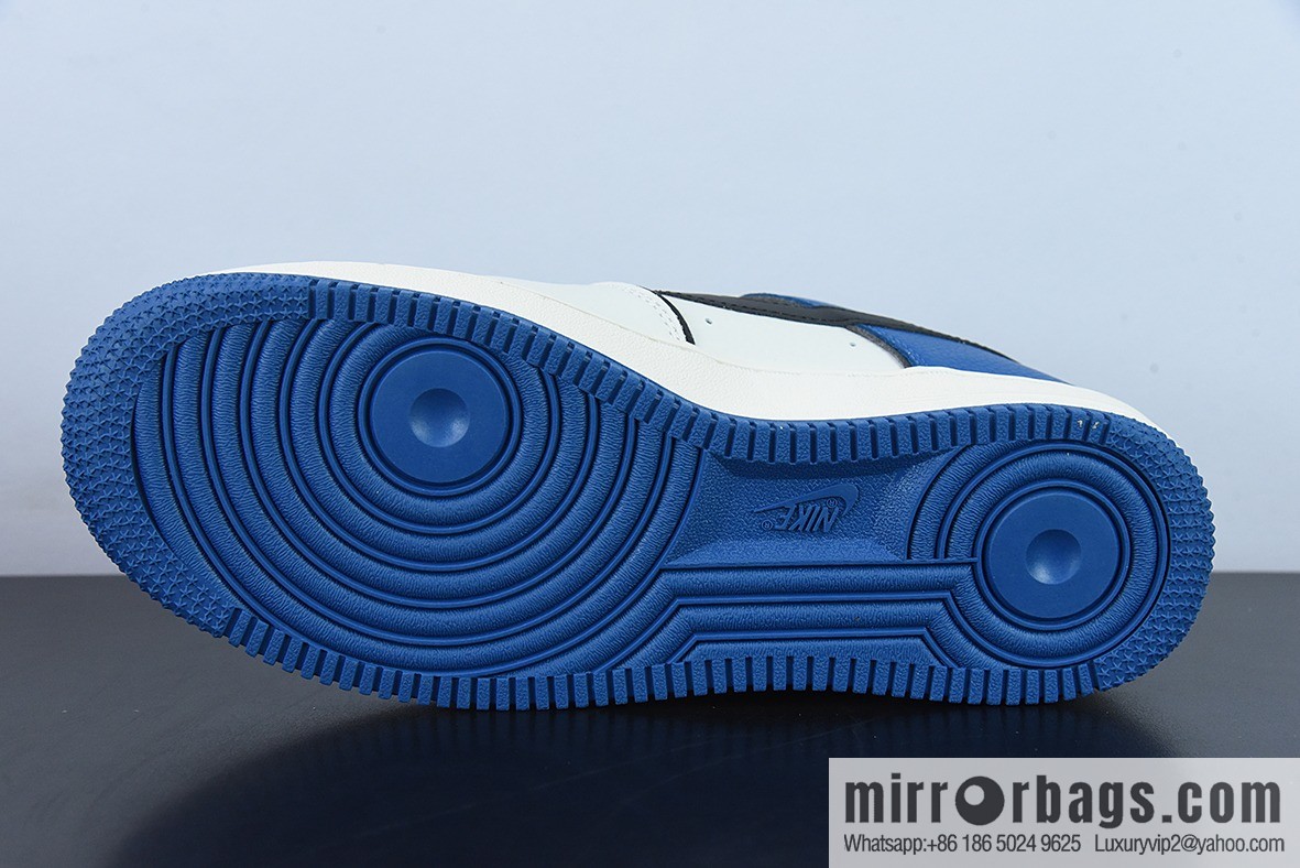 Nike Air Force 1 Low 07 meters blue and black, Valentine's Day Unisex sneakers of the same style, item number: AL2236 300