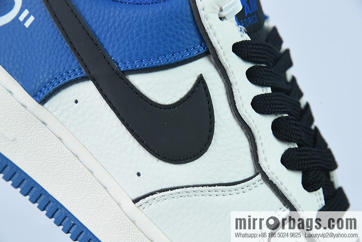 Nike Air Force 1 Low 07 meters blue and black, Valentine's Day Unisex sneakers of the same style, item number: AL2236 300