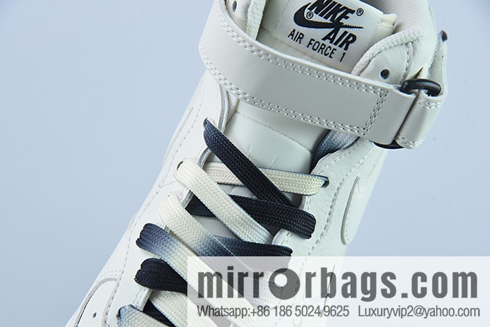 Air Force 1 '07 Mid series marked white and black small hook, Air Force One Zhongbang NT2969-013