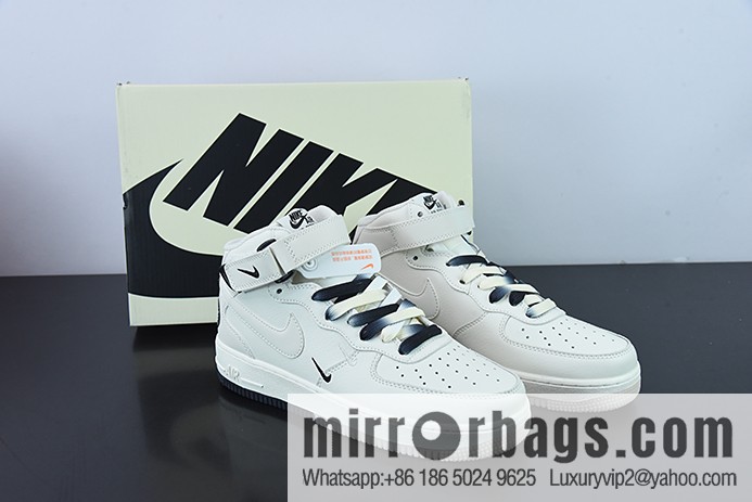 Air Force 1 '07 Mid series marked white and black small hook, Air Force One Zhongbang NT2969-013