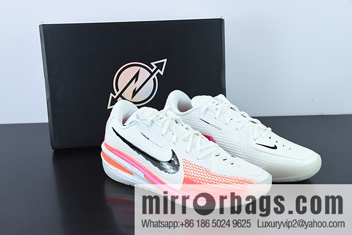 Nike Air Zoom G.T. Cut EP shock absorption non-slip low-top actual basketball shoes, white pink peach, official item number: CZ0176-106