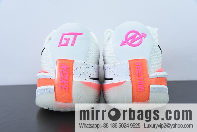 Nike Air Zoom G.T. Cut EP shock absorption non-slip low-top actual basketball shoes, white pink peach, official item number: CZ0176-106