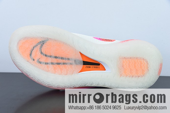 Nike Air Zoom G.T. Cut EP shock absorption non-slip low-top actual basketball shoes, white pink peach, official item number: CZ0176-106