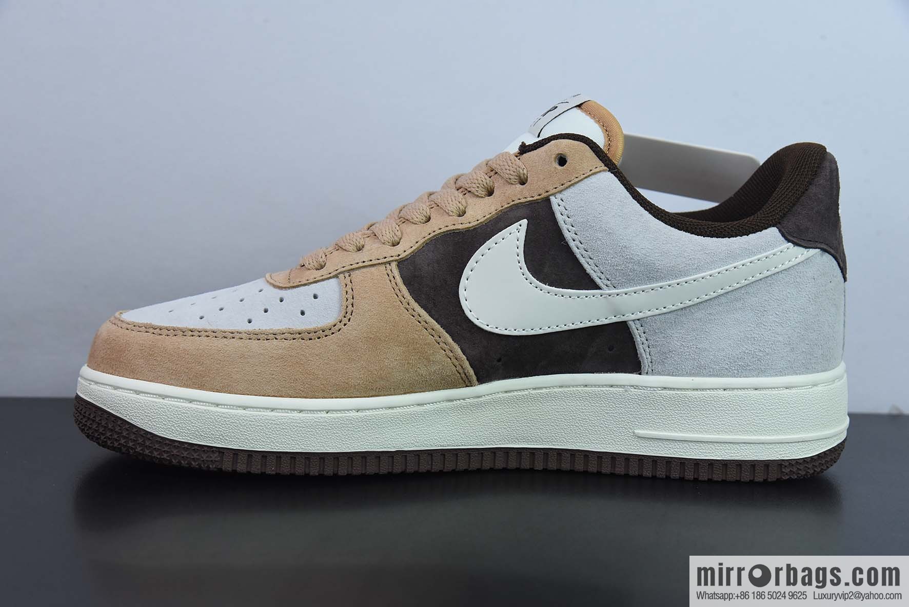 Nike Air Force 1 Low 07 Suede, Coffee Beans, Air Force One Low Top Casual Board Shoes, Item Number: BL3099 233