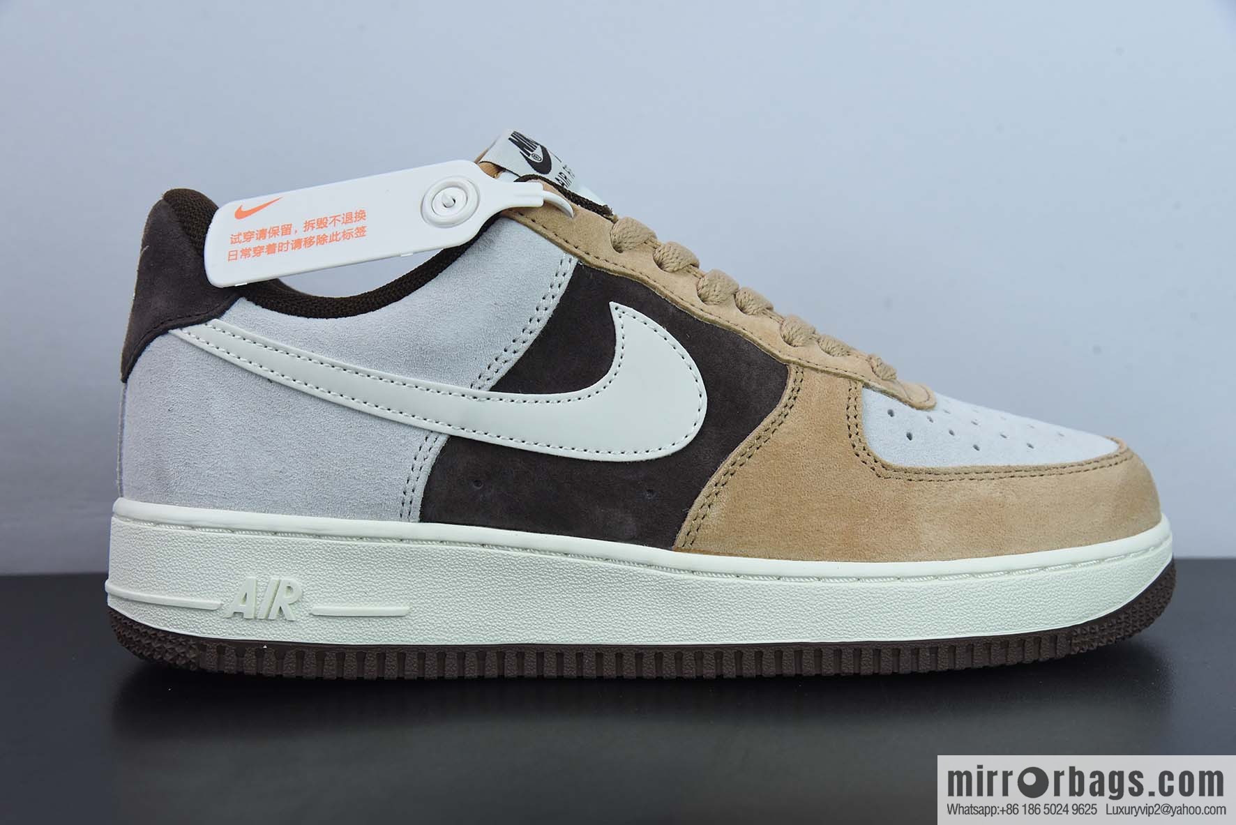 Nike Air Force 1 Low 07 Suede, Coffee Beans, Air Force One Low Top Casual Board Shoes, Item Number: BL3099 233