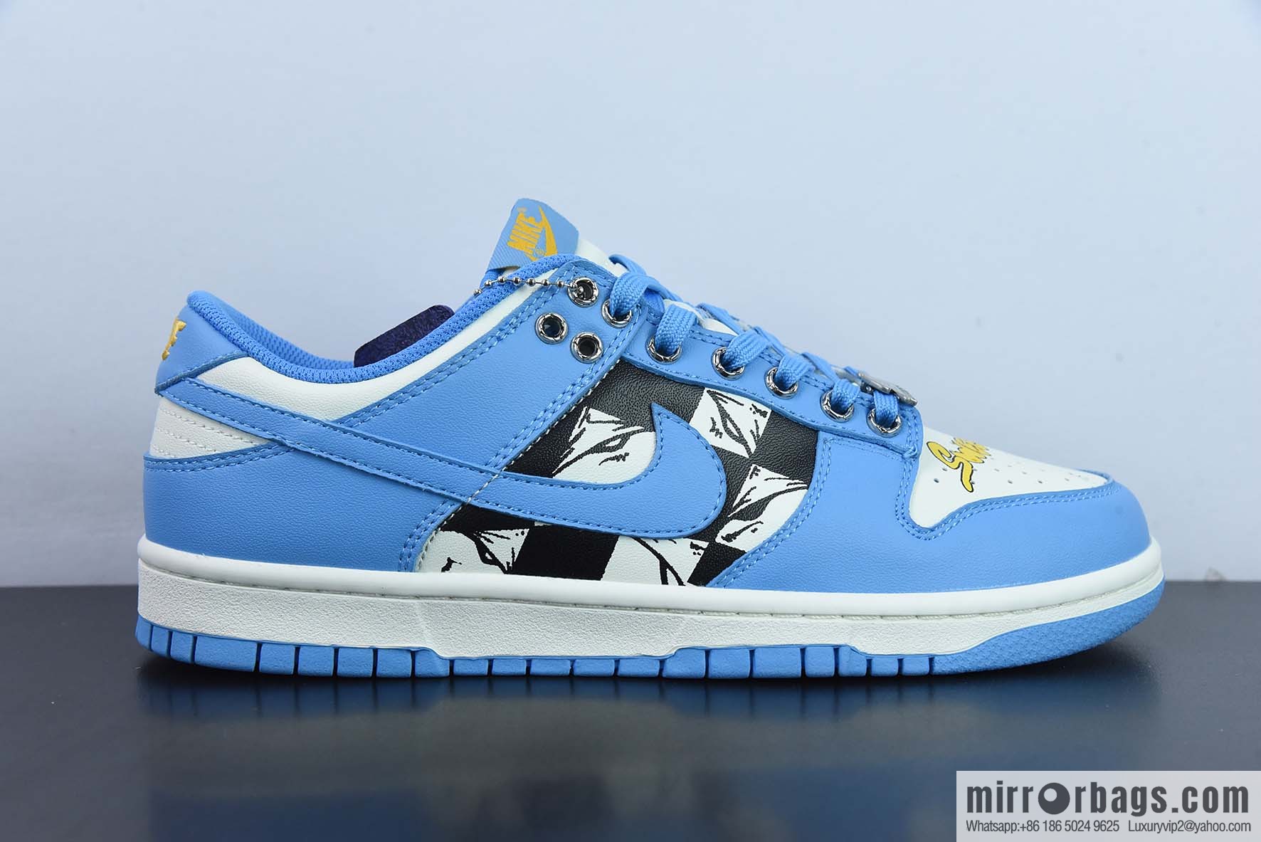NK Dunk Low SB low-top board shoes, North Carolina blue comics low-top casual board shoes, item number: DD1503-100