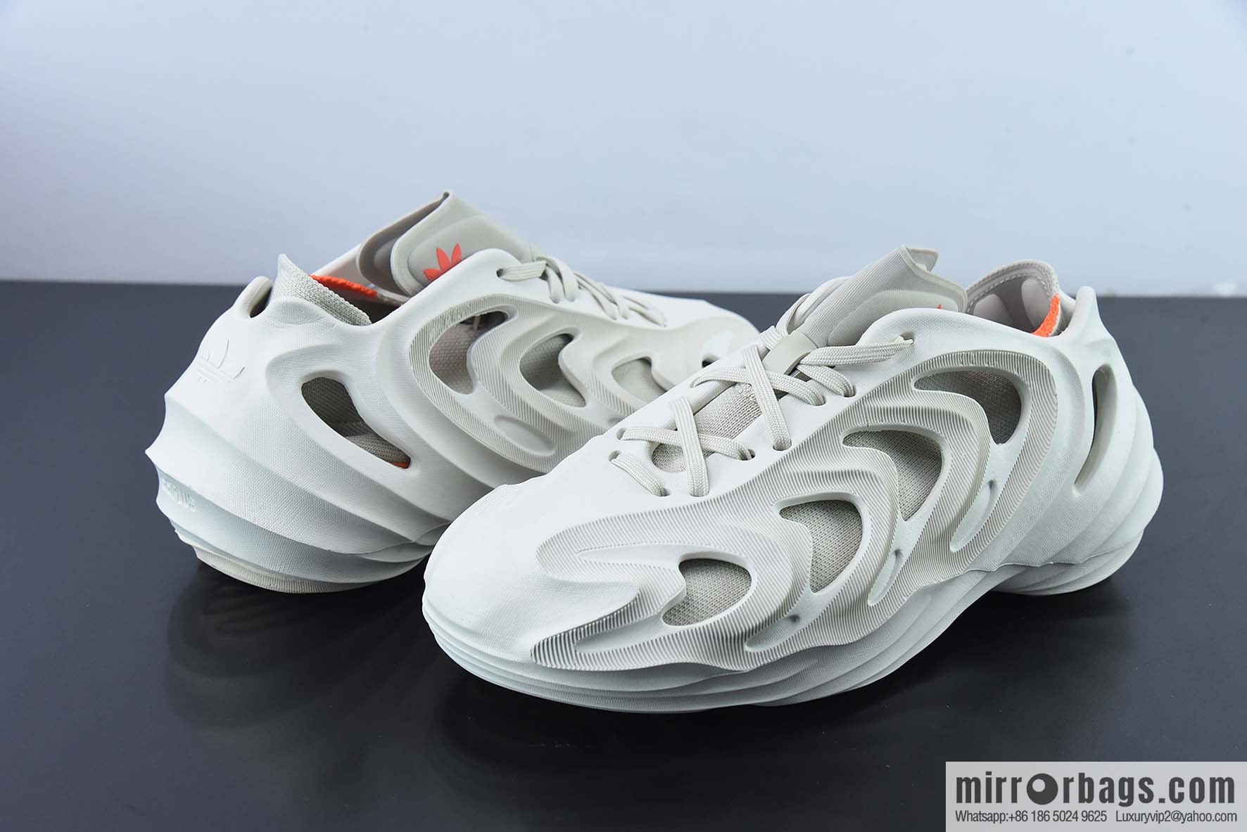 Adidas AdiFOM Q cut-out gray and white Adi new series autumn and winter hole shoes GY4455818