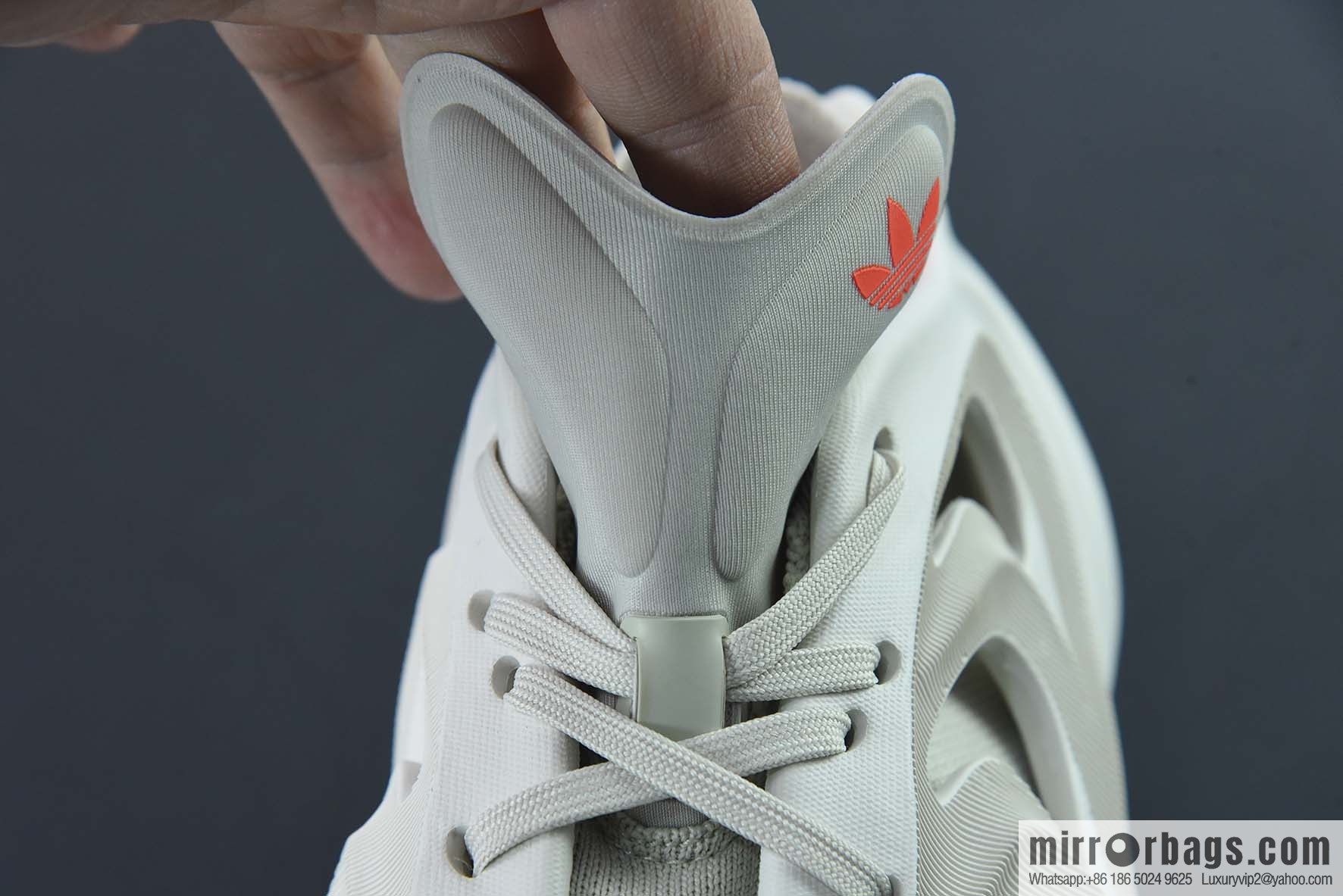 Adidas AdiFOM Q cut-out gray and white Adi new series autumn and winter hole shoes GY4455818