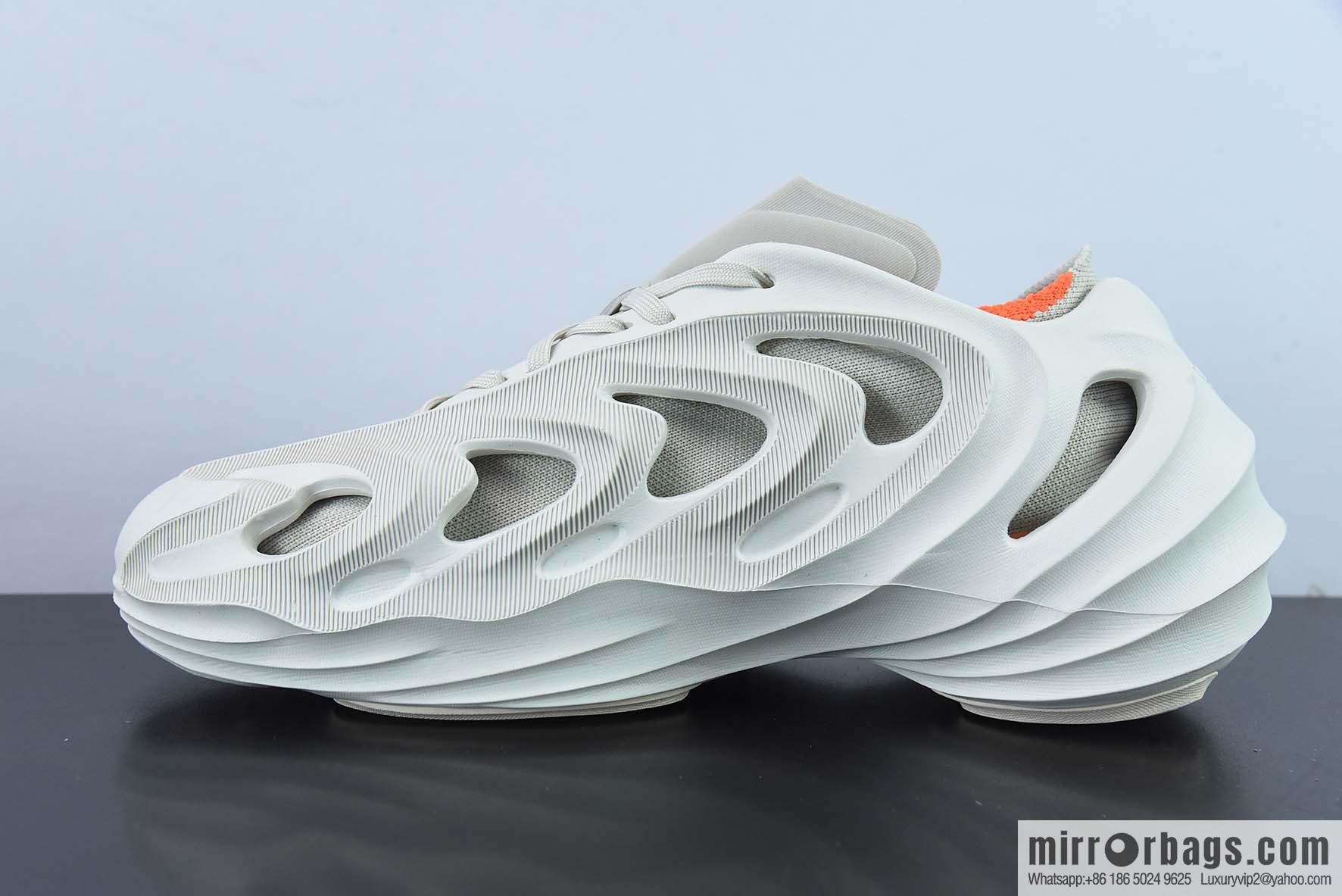 Adidas AdiFOM Q cut-out gray and white Adi new series autumn and winter hole shoes GY4455818