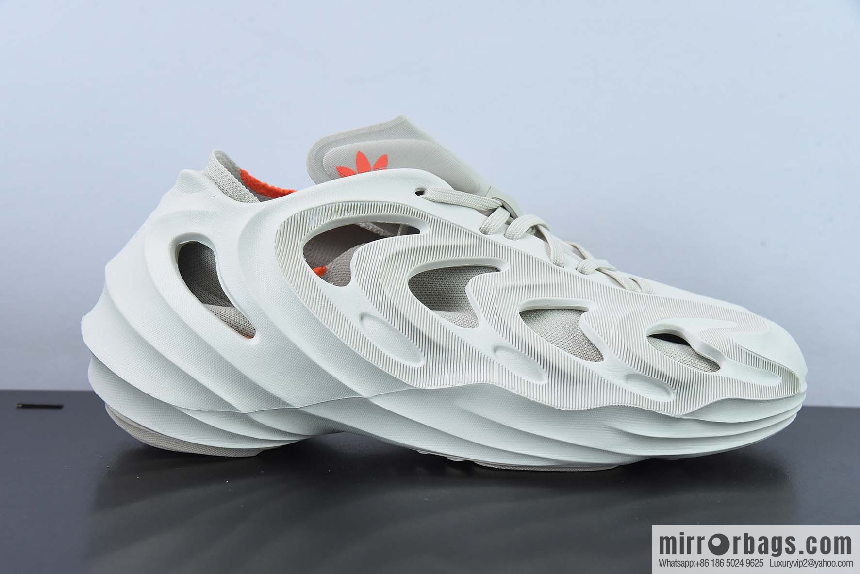 Adidas AdiFOM Q cut-out gray and white Adi new series autumn and winter hole shoes GY4455818
