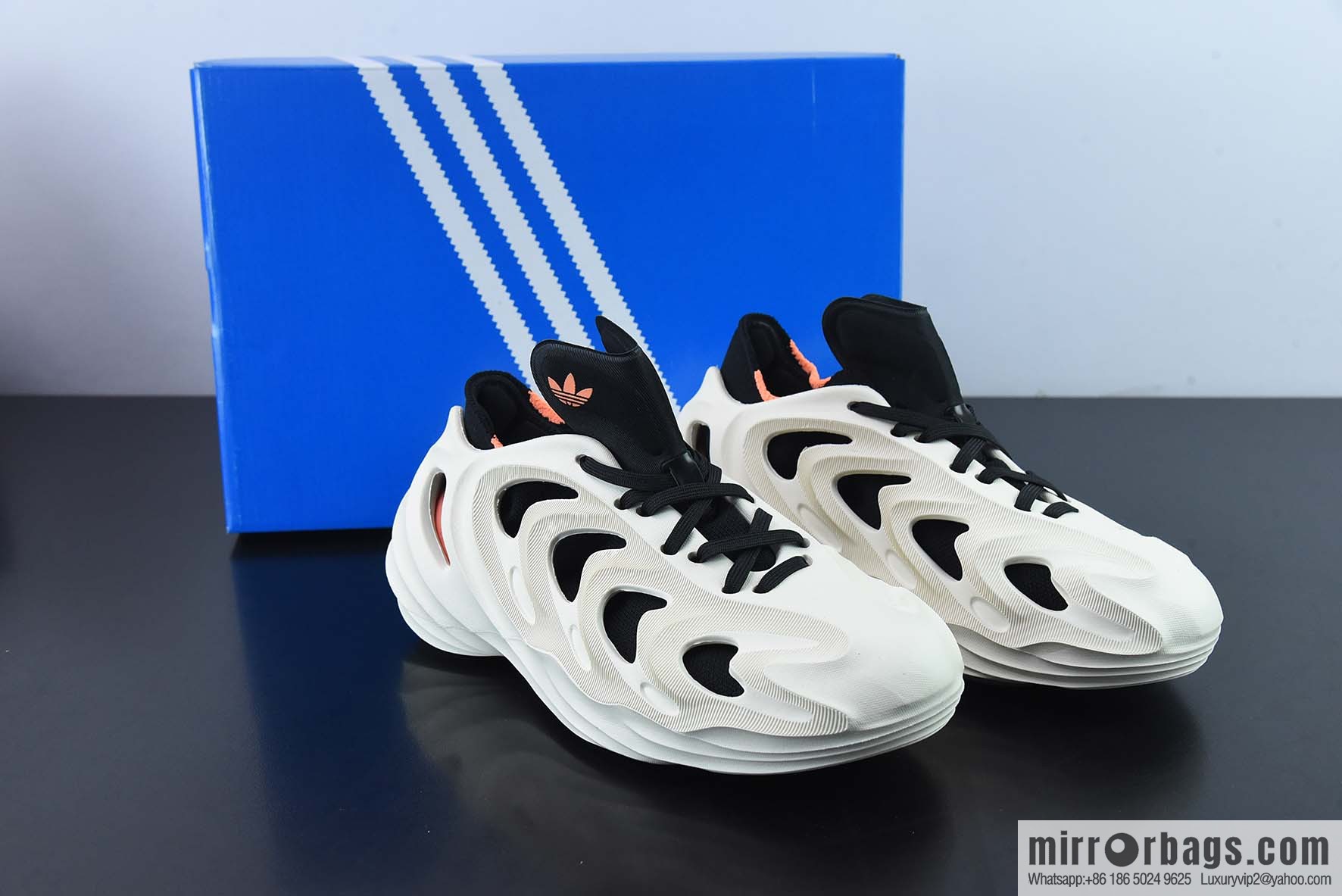Adidas AdiFOM Q hollow white and black, Adi's new series of autumn and winter hole shoes HP6582818